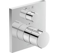 Duravit C.1 termostato vasca da incasso, rosetta angolare, con scarico e