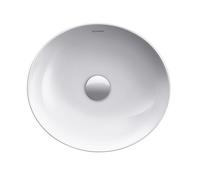 Duravit Cape Cod, 400x360 mm, senza panca per rubinetto, senza troppopieno, senza troppopieno, Colorazione: colore interno bianco seta opaca, colore esterno bianco seta opaca, con Wondergliss