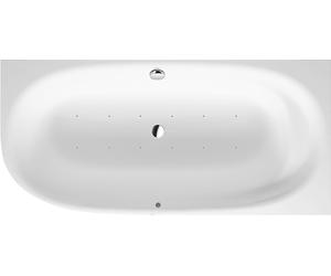 Duravit Cape Cod Bains à remous, coin à droite, un dossier incliné, habillage sans soudure, bâti-support, garniture de vidage et de trop-plein, système d'air, 1900x900mm, 760363000AS0000, 760363000AS0
