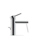 Duravit Circle Mitigeur monocommandé pour lavabo M Minusflow, avec garniture découlement, saillie 117 mm, chrome, CE1022001010, CE1022001010