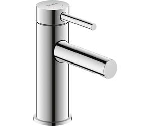 Duravit Circle Mitigeur monocommandé pour lavabo S Minusflow, sans garniture de vidage, saillie 100 mm, chrome, CE1012002010, CE1012002010