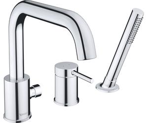 Duravit Circle robinetterie de baignoire à 3 trous, saillie 215 mm, montage sur bord de baignoire, chrome, CE5260000010, CE5260000010