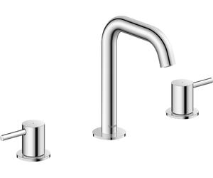 Duravit Circle, robinetterie de lavabo à 3 trous, saillie 140 mm, avec vidage, chrome, CE1060005010, CE1060005010