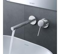 Duravit Circle Mitigeur monocommandé pour lavabo, saillie 200 mm, encastré, sans garniture de vidage, chrome, CE1070004010, CE1070004010