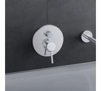 Miscelatore monocomando per vasca Duravit Circle, da incasso, cromo, CE5210012010