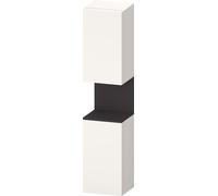 Duravit Collection One Armoires hautes, charnières à droite, 400x360x1760mm, niche graphite super mate, QA1346R80840010, QA1346R80840010, Colorazione: Supermateria bianca con illuminazione di nicchia