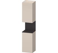 Duravit Collection One Armoires hautes, charnières à droite, 400x360x1760mm, niche graphite super mate, QA1346R80830010, QA1346R80830010, Colorazione: Supermateria di colore grigio con illuminazione a