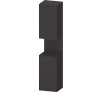Duravit Collection One Armoires hautes, charnières à droite, 400x360x1760mm, niche graphite super mate, QA1346R80800010, QA1346R80800010, Colorazione: Supermatt grafite/con illuminazione a nicchia