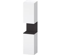 Duravit Collection One Armoires hautes, charnières à gauche, 400x360x1760mm, niche graphite super mate, QA1346L80180000, QA1346L80180000, Colorazione: Bianco Opaco