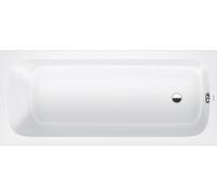 Vasca da bagno Duravit Qatego, da incasso, 1700x750x480mm, acrilico, 1 scivolo posteriore, bianco, 700612000000000