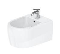 Duravit Collection One bidets muraux, 1 trou pour robinet, avec trop-plein, 385x570x285mm, 2263150000, 2263150000, Colorazione: Bianco