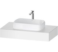 Duravit Collection One Console, 1000x550x170mm, avec découpe au centre, QA4801018180000, QA4801018180000, Colorazione: Bianco Opaco