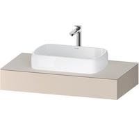 Duravit Collection One Console, 1000x550x170mm, avec découpe au centre, QA4801083830000, QA4801083830000, Colorazione: supermatt grigio