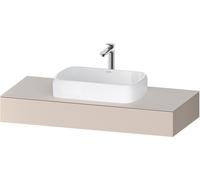 Duravit Collection One Console, 1200x550x170mm, avec découpe au centre, QA4802091910000, QA4802091910000, Colorazione: Taupe Opaco