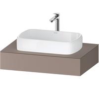 Duravit Collection One Console, 800x550x170mm, avec découpe au centre, QA4800043430000, QA4800043430000, Colorazione: Basalto opaco