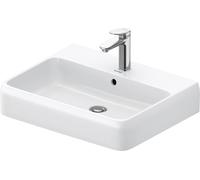 Duravit Qatego lavabo, 600x470mm, avec trop-plein, partie inférieure vitrée, 2382600000, 2382600000, Colorazione: 1 foro per rubinetto
