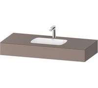 Duravit Collection One lavabo à encastrer avec console, 1200x550x170mm, QA4692043430000, QA4692043430000, Colorazione: Basalto opaco