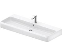 Duravit Collection One lavabo à poser, 1200x470mm, avec trop-plein, dessous poncé et émaillé, DuraCeram, 2382122027, 2382122027, Colorazione: 1 foro per rubinetto, con HygieneGlaze