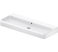 Duravit Collection One lavabo à poser, 1200x470mm, avec trop-plein, dessous poncé et émaillé, DuraCeram, 2382122028, 2382122028, Colorazione: senza foro per rubinetto, con HygieneGlaze
