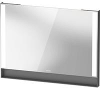 Specchio Duravit Qatego, 1000x65x750mm, campi luminosi laterali, dimmerabile, QA70830, Colorazione: Grafite opaca
