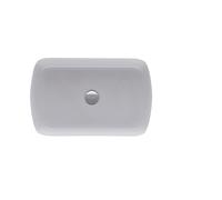 Duravit Collection One vasque à poser, 600x400mm, sans trop-plein, polie, Soft Edge, ovale, 2384602079, 2384602079, Colorazione: senza foro per rubinetto, con HygieneGlaze