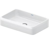 Duravit Collection One vasque à poser, 600x400mm, sans trop-plein, polie, Soft Edge, rectangulaire, 2383602079, 2383602079, Colorazione: senza foro per rubinetto, con HygieneGlaze