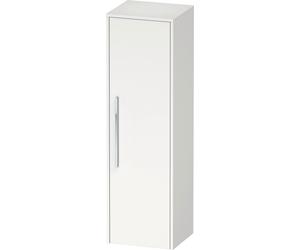 Duravit D-Code Armoire mi-haute, 1 porte avec butée à droite, 400x360x1320mm, avec poignée, DC1338R10180000, DC1338R10180000, Colorazione: Cassa bianca opaca, maniglia cromata lucida