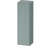 Duravit D-Code Armoire mi-haute, 1 porte avec butée à droite, 400x360x1320mm, avec poignée, DC1338R10HG0000, DC1338R10HG0000, Colorazione: Cassa verde fiordo opaco, maniglia cromata lucida