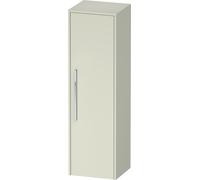 Duravit D-Code Armoire mi-haute, 1 porte avec butée à droite, 400x360x1320mm, avec poignée, DC1338R10HH0000, DC1338R10HH0000, Colorazione: Cassa verde chiaro opaco, maniglia cromata lucida