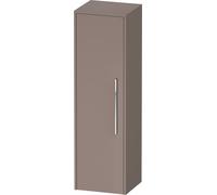 Duravit D-Code Armoire mi-haute, 1 porte avec butée à gauche, 400x360x1320mm, avec poignée, DC1338L10430000, DC1338L10430000, Colorazione: Cassa in basalto opaco, maniglia cromata lucida