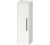 Duravit D-Code Armoire mi-haute, 1 porte avec butée à gauche, 400x360x1320mm, avec poignée, DC1338LBD180000, DC1338LBD180000, Colorazione: Cassa bianca opaca, maniglia nera diamantata opaca