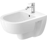 Duravit D-Code bidet mural, avec trou pour robinetterie, avec trop-plein, 370x540x340mm, blanc brillant, 2723150000, 2723150000