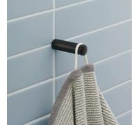 Duravit D-Code gancio portasciugamani, 0099044600, D-Code nero opaco [Accessori Bagno > Portasciugamani]