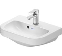 Duravit D-Code lavabo 45x33.5 cm semicircolare a parete bianco lucida 07484500002