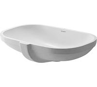 Duravit D-Code lavabo 49.5x29 cm rettangolare sottopiano bianco lucida 0338490000