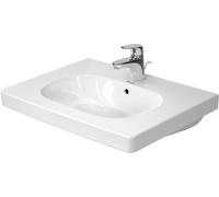 Duravit D-Code lavabo 65x48.5 cm rettangolare a parete-da mobile bianco 03426500002
