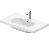 Duravit D-Code lavabo 85x48 cm rettangolare a parete-da mobile-con piano bianco 03428500002