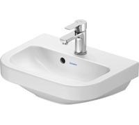 Duravit D-Code lave-mains, avec trou pour robinet, avec trop-plein, 450x335x145mm, blanc brillant, 0748450000, 0748450000