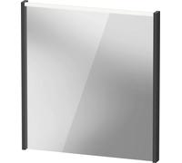 Duravit D-Code Miroirs, champ lumineux LED en haut, 650x700mm, interrupteur externe nécessaire, 5 W, DC7076049490000, DC7076049490000, Colorazione: Grafite opaca