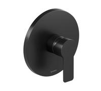 Duravit D-Code - Miscelatore doccia a incasso per 1 consumatore con valvola di commutazione, miscelatore monocomando con sistema di miscelazione in ceramica, colore: Nero opaco