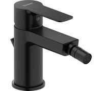 Duravit D-Code Mitigeur monocommandé pour bidet, montage au sol, DC2400011046, DC2400011046, Colorazione: Nero opaco