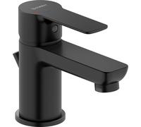 Duravit D-Code Mitigeur monocommandé pour lavabo S FreshStart et Minusflow, avec garniture d'écoulement, DC1013001046, DC1013001046, Colorazione: Nero opaco