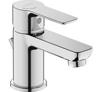 Duravit D-Code Mitigeur monocommandé pour lavabo S FreshStart et Minusflow, avec garniture d'écoulement, DC1013001010, DC1013001010, Colorazione: Cromo lucido