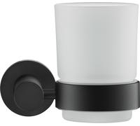 Duravit D-Code Pot à dents, suspendu, droite, 0099204600, 0099204600, Colorazione: Nero opaco