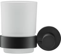 Duravit D-Code Pot à dents, suspendu, gauche, 0099194600, 0099194600, Colorazione: Nero opaco