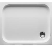Duravit D-Code receveur de douche, 1000x800mm, rectangulaire, à encastrer, 720106000000001, 720106000000001, Colorazione: bianco con antiscivolo