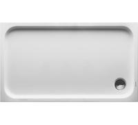Duravit D-Code receveur de douche, 1300x750mm, Rectangulaire, à encastrer, 720098000000001, 720098000000001, Colorazione: bianco con antiscivolo