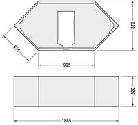 Duravit D-Code rivestimento per vasca da bagno 790477000000000