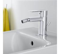 Duravit D-Code Mitigeur monocommandé pour bidet, montage au sol, DC2400011010, DC2400011010, Colorazione: Cromo lucido
