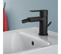Duravit D-Code Mitigeur monocommandé pour bidet, montage au sol, DC2400011046, DC2400011046, Colorazione: Nero opaco